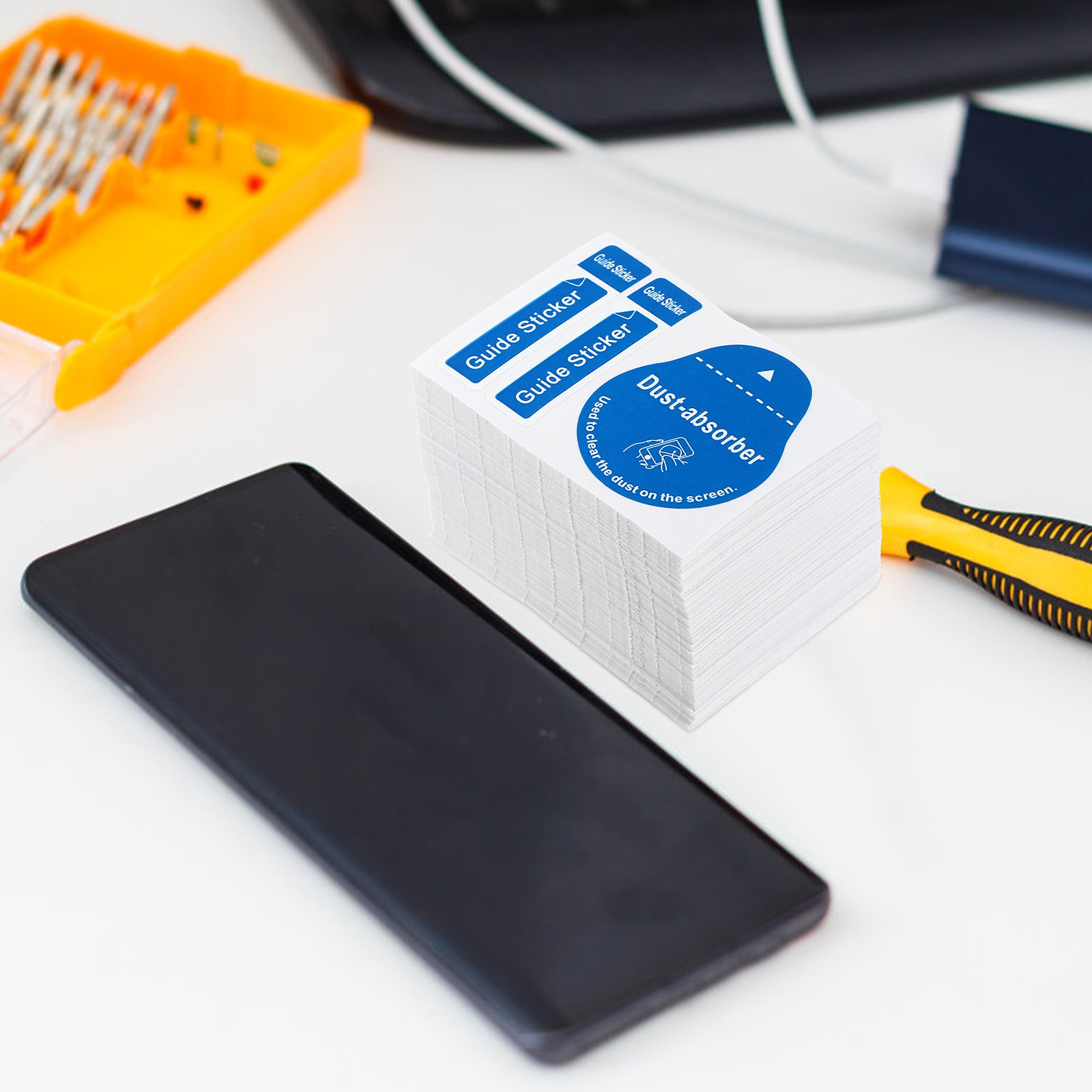 Dust Removal Sticker - 200Pcs Screen Dust Removal Stickers Phone