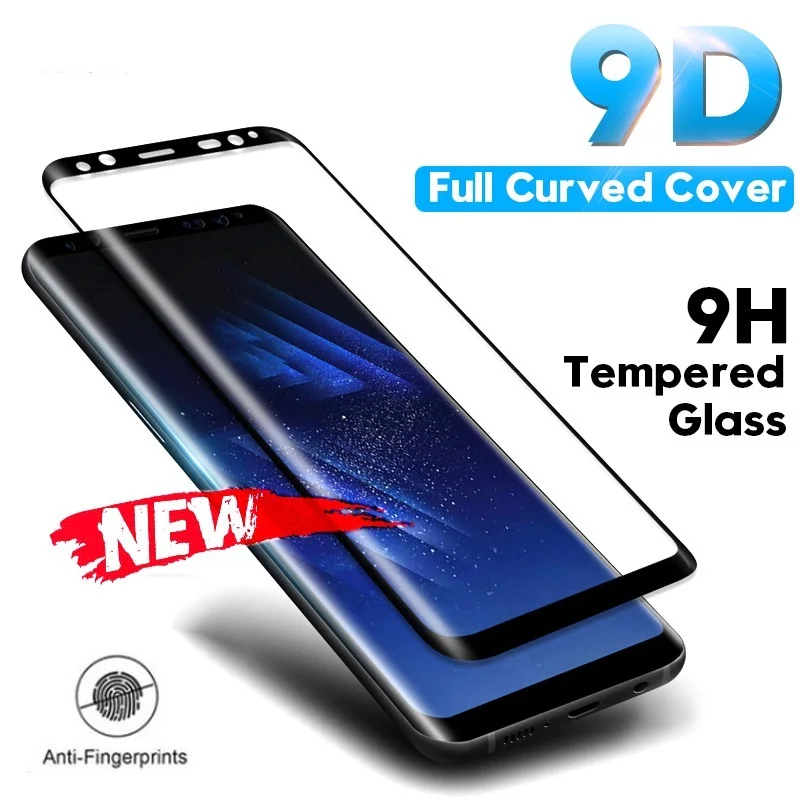 Curved Edge Screen - 9D Curved Tempered Glass Film For