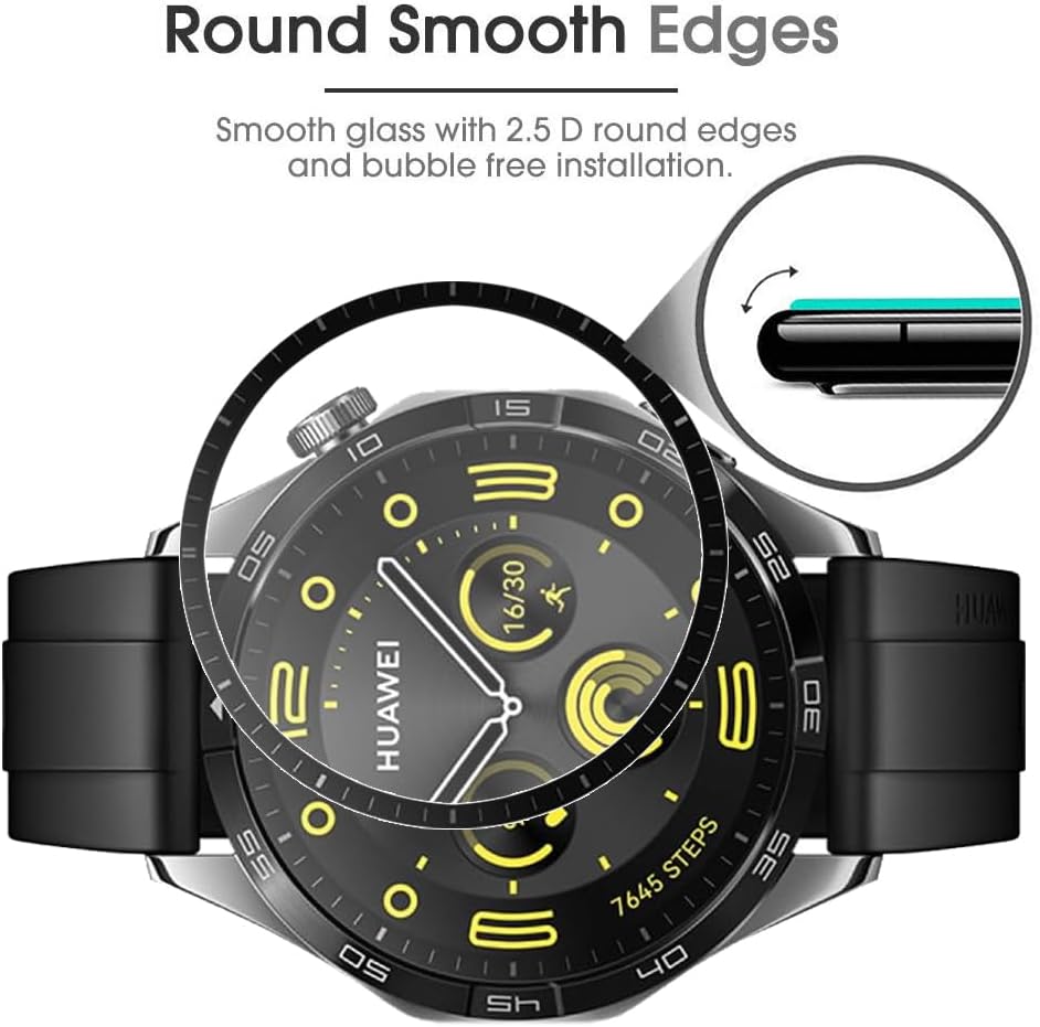 3D Film for Huawei Watch GT5Pr - Curved Edge Screen 评论和价格