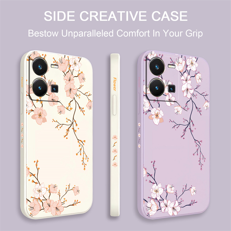 Floral Flower Case for VIVO Y9 - Vivo Y28 评论和价格