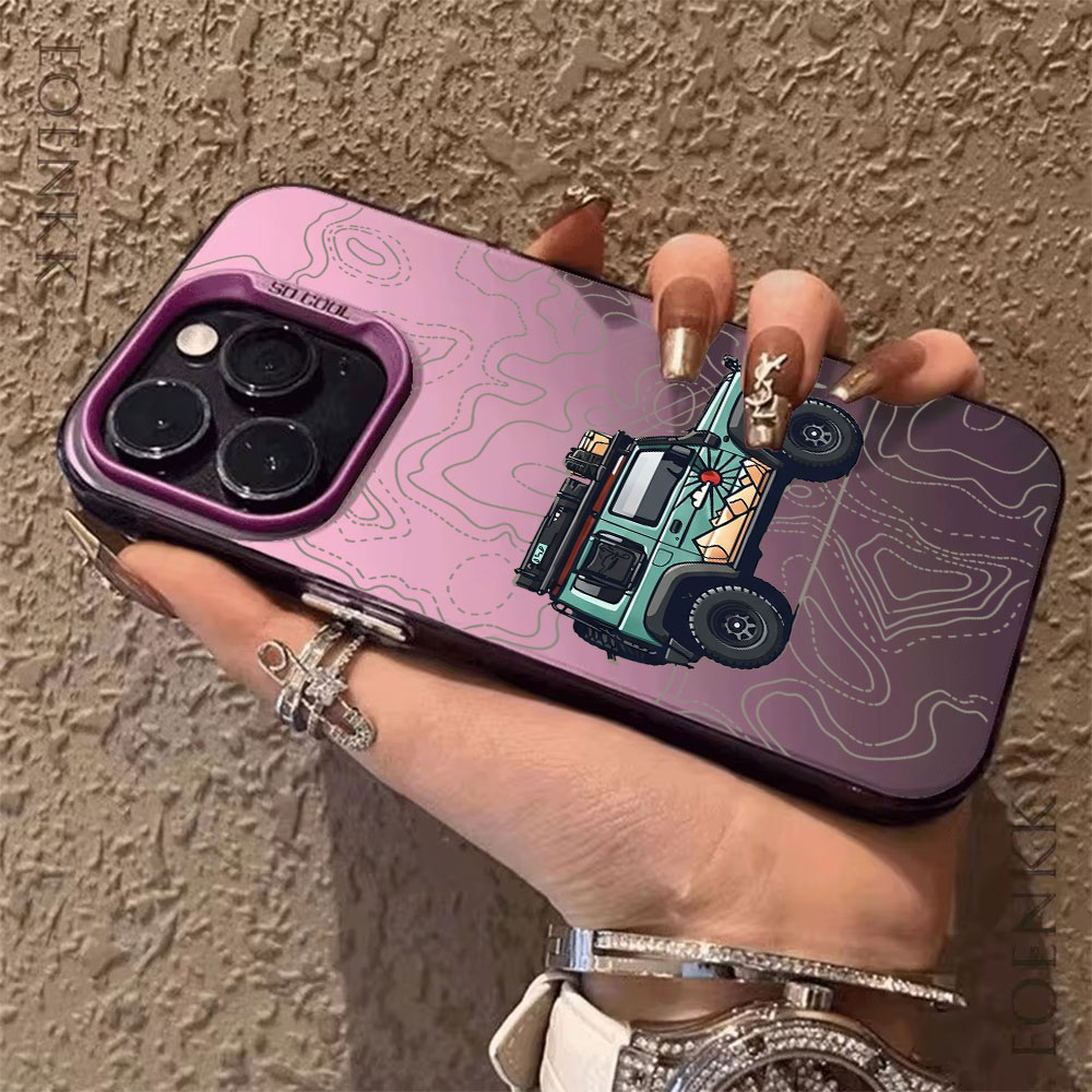 Simple Car Pattern Phone Case  - Apple Iphone 15 评论和价格