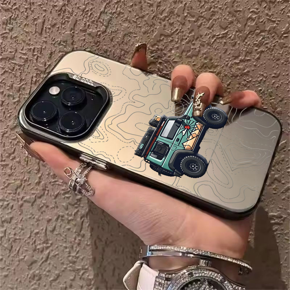Simple Car Pattern Phone Case  - Apple Iphone 15 评论和价格